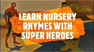 Eency Weency spider With Spiderman | Nursery Rhymes For Children Songs